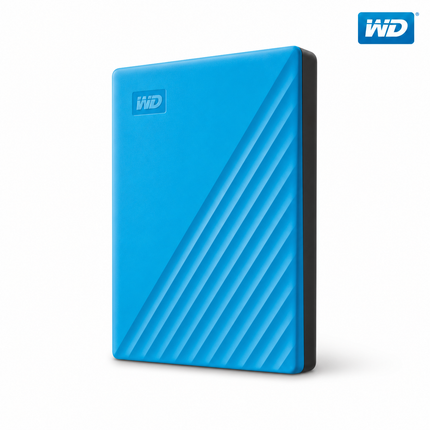 WD My Passport 4TB Blue Portable External Hard Drive