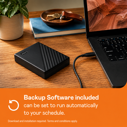 WD My Passport 6TB Portable External Hard Drive Black