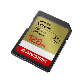 SanDisk Extreme GO 128GB SDXC UHS-I U3 V30 230MB/s SD Card for Cameras