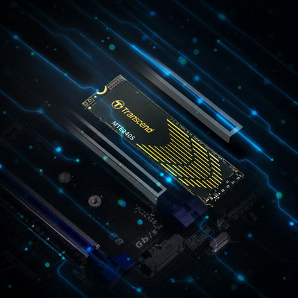 Transcend MTE240S 1TB NVMe SSD on motherboard